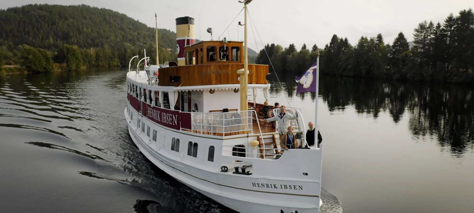People of the North: cruise from Ulefoss locks