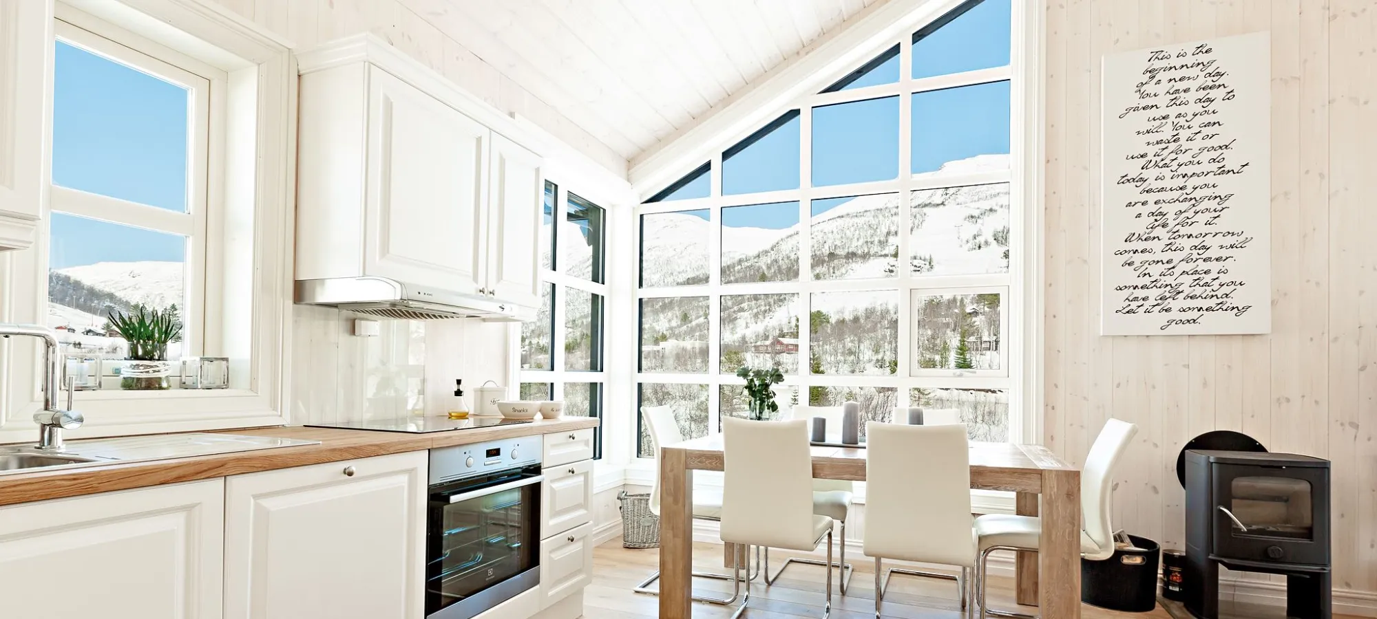 Cabins and apartments 