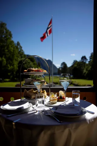 Afternoon Tea med utsikt Afternoon Tea med utsikt